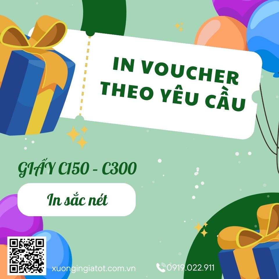 In ấn voucher theo yêu cầu tại In Nam Việt
