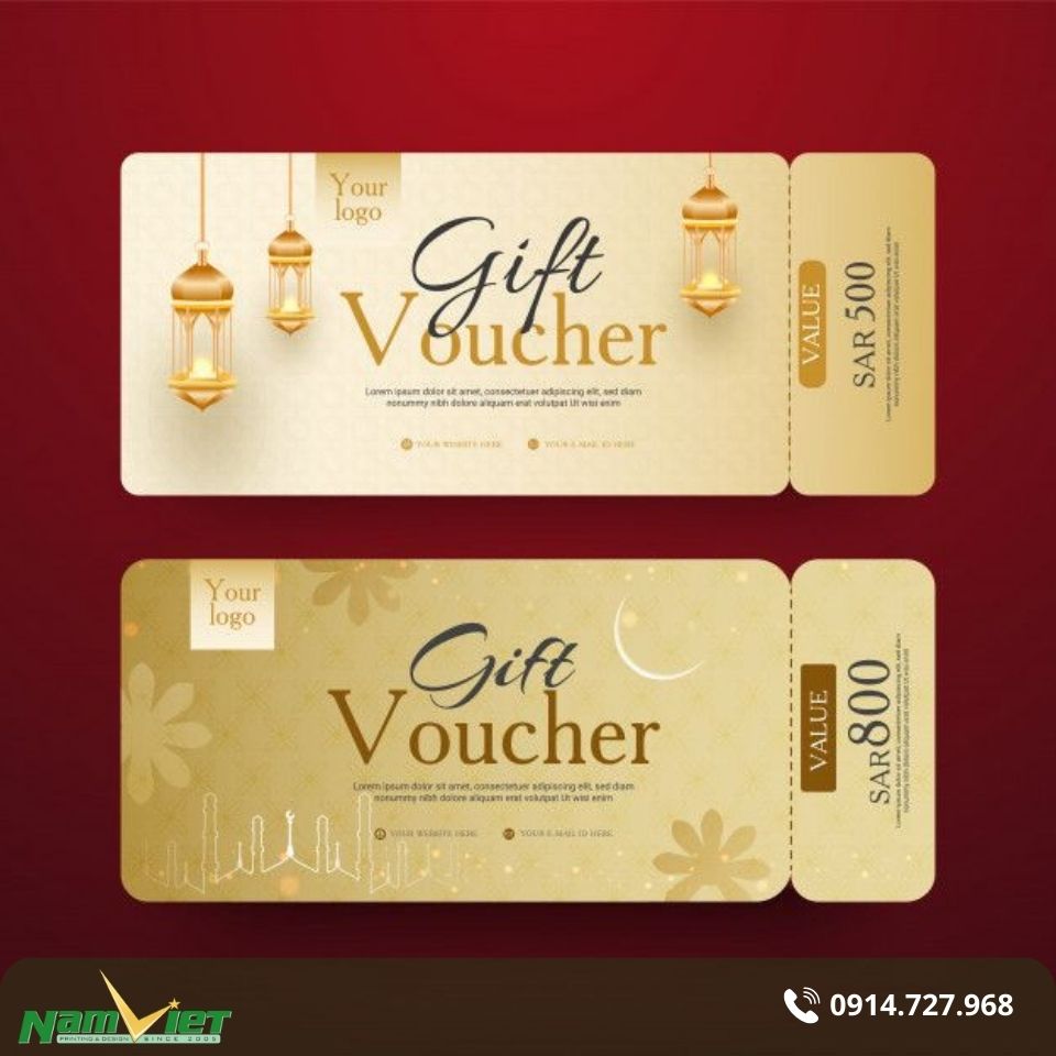 In ấn voucher quà tặng