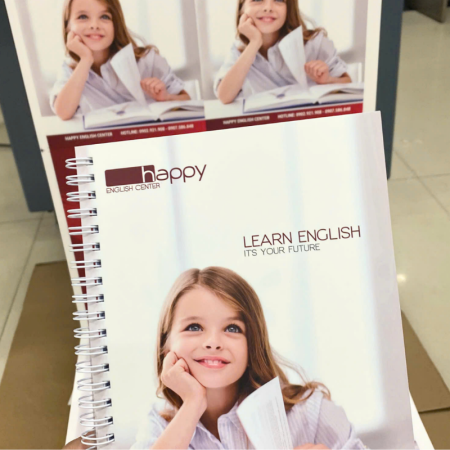 Sổ tay lò xo được sử dụng rộng rãi