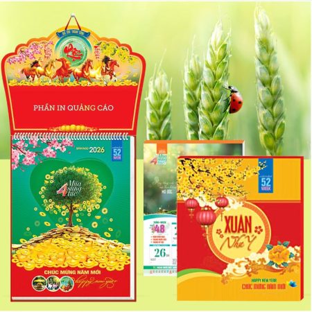 In Lịch 52 Tuần – Lịch 4 Mùa Sung Túc