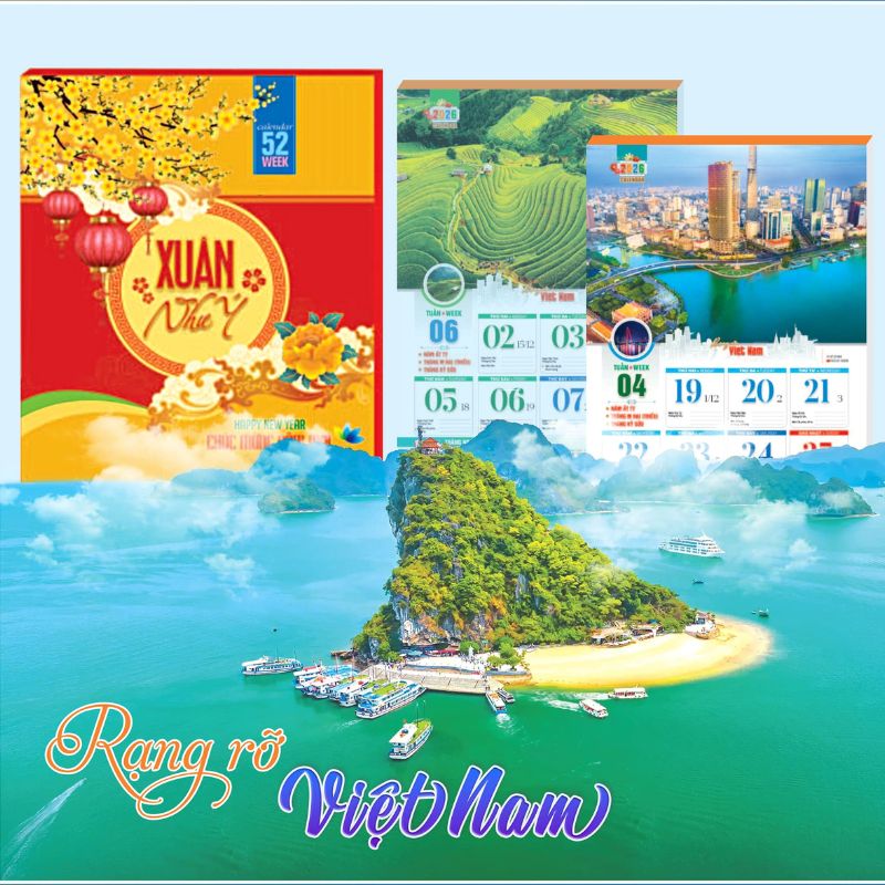 Lịch Việt Nam rạng rỡ