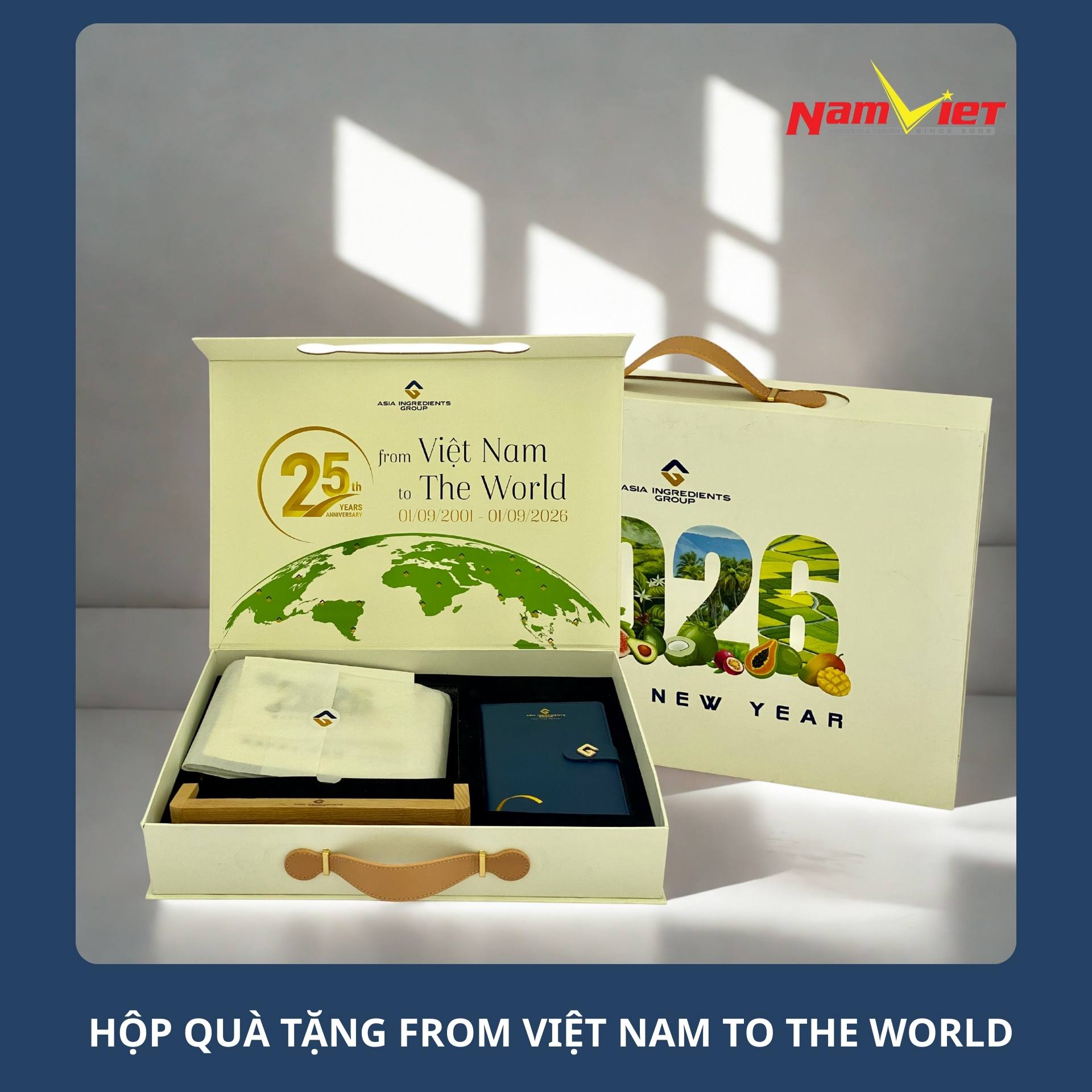 Hộp quà được thiết kế chỉn chu từng chi tiết