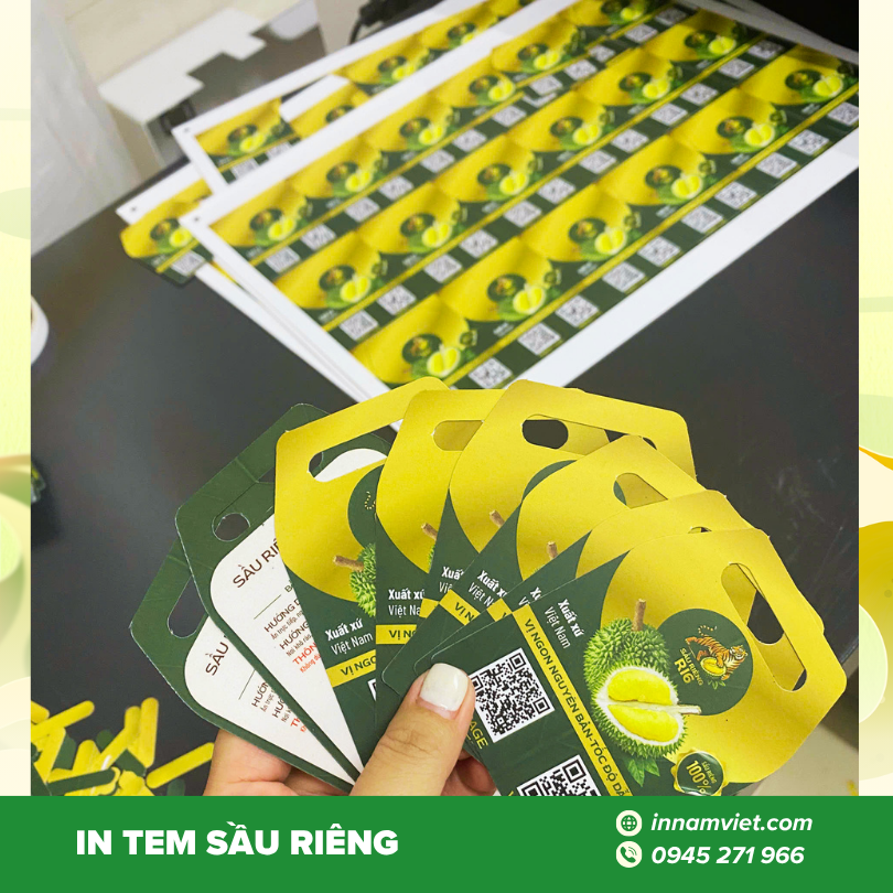 In Tem Sầu Riêng – Giải Pháp Nhận Diện Thương Hiệu Và Truy Xuất Nguồn Gốc Hiệu Quả